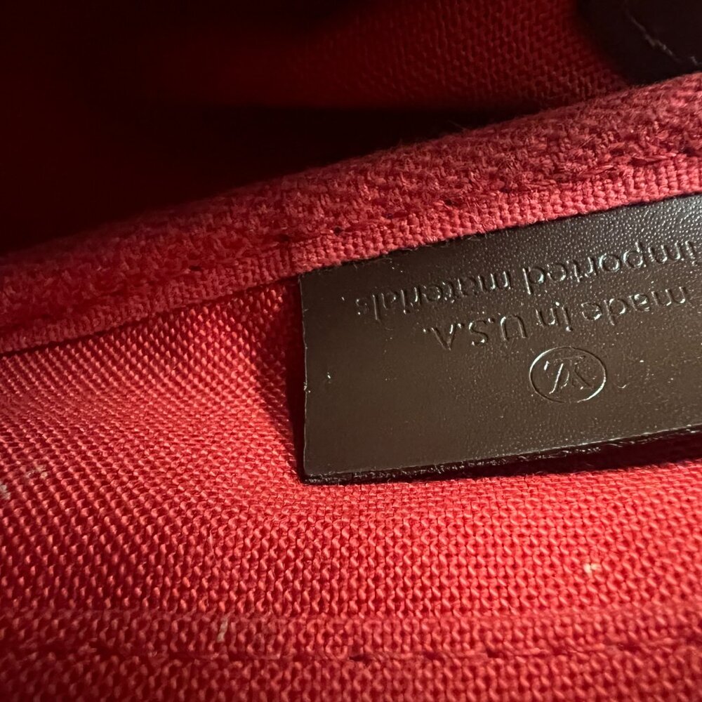 Louis Vuitton Favorite MM Damier Ebene Chain Handbag Brown - Picture 12 of 12